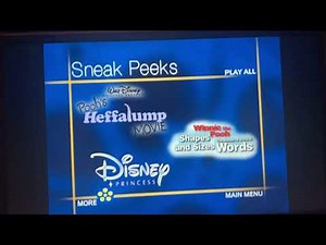 Sneak Peeks Menu to Disney Learning Adventures: Mickey’s Around the World in 80 Days 2005 DVD