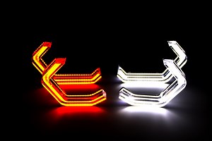 [Hot Item] Crystal Switchback Turning Signal Iconic Style LED Angel Eyes White Yellow Color for BMW F10 F30 F32 F80 F82 E60 E90 M3 M4