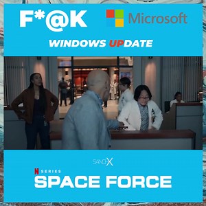 2.9K views · 58 reactions | F*@K Microsoft . One of iconic scene in Space Force Netflix SANCHX | SANCHX | Facebook