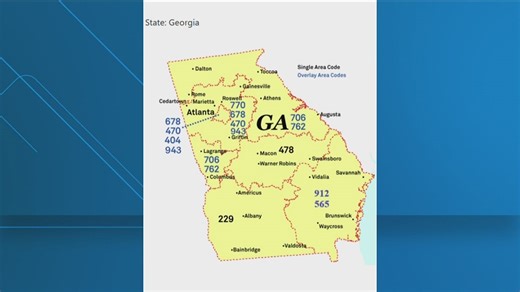 Georgia is getting a new area code: Here's what it is and where it will be used
