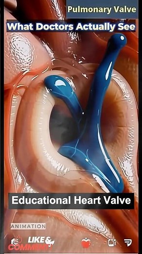 Educational 3D Heart Animation | How the Pulmonary Valve Works | 14