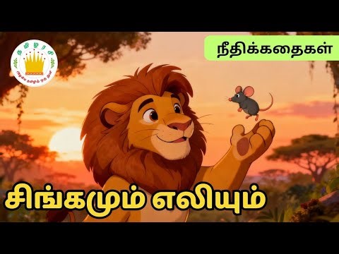 🦁🐭சிங்கமும் எலியும்- The Lion and the Mouse- நீதிக் கதைகள்- Tamilarasi