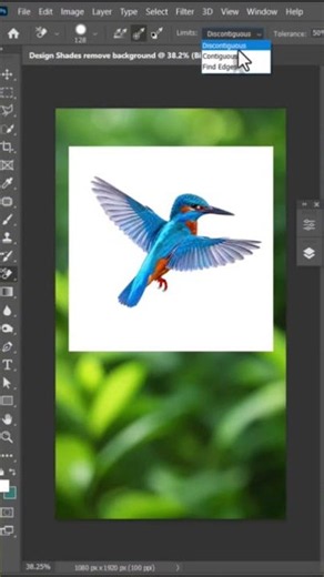 Remove white backgrounds cleanly in seconds with the Background Eraser Tool in Photoshop 2026!