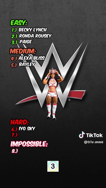 Guess the WWE Diva by their Action Figure🤯🧠 #wwe #wwetiktok #wwequiz #quiz #trivia #usa