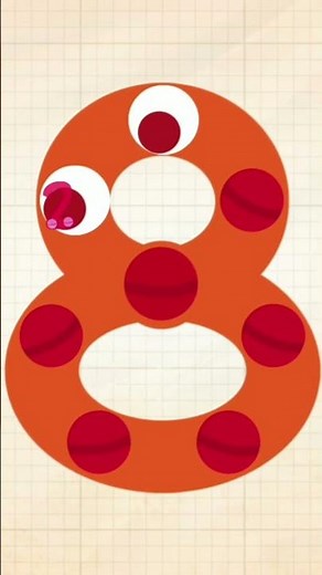 Number Eight - Endless Numbers #shorts #educationalgames #learningthroughplay