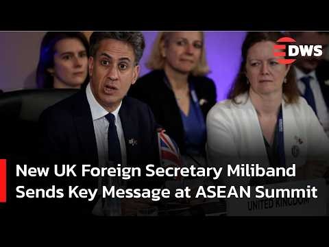 WATCH: UK Foreign Secretary Ed Miliband Makes ASEAN Debut in First Overseas Trip | AC15