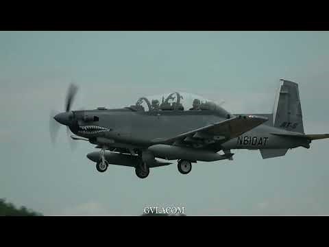 Beechcraft AT-6 Wolverine light attack at RIAT 2022