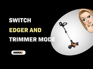 How to Easily Switch Between Edger and Trimmer Mode on Worx WG163