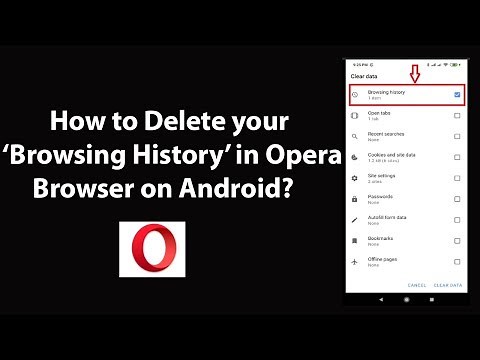How to Delete your Browsing History in Opera Browser on Android?