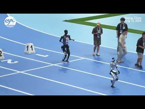 🤖100-M Dash Preliminary Round At 2025 World Humanoid Robot Games