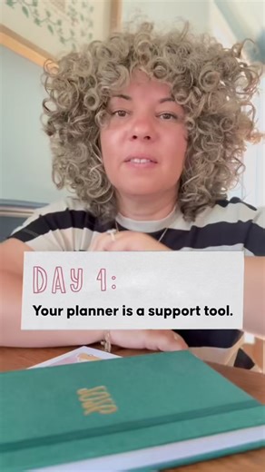 Welcome to Day 1 Of 30 Days to Calm, Clarity and Cup Filling Time. Day 1: Your Planner Is A Support Tool. If your planner feels overwhelming, it’s not because you’re bad at planning. A good place to start is to pledge to use it everyday and it will become your sidekick. We feel it’s all in the mindset. Say you are going to use it and you will. Link in bio to our FREE planning guide. #planner #planners #planneraddict #plannercommunity #plannertok