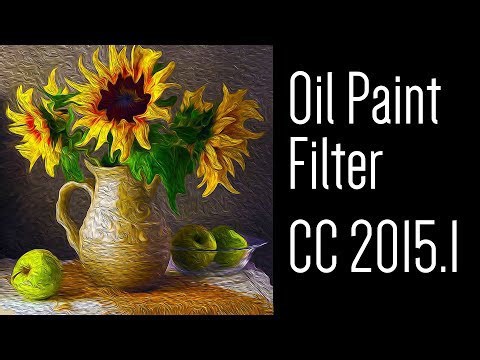 Photoshop Tutorial: How to Use the OIL PAINT Filter in CC 2015.1.1