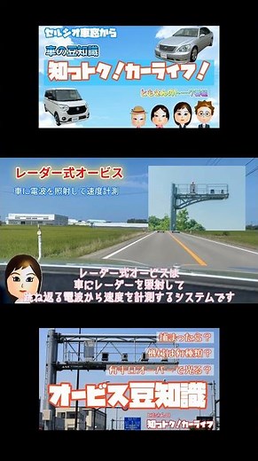 【レーダー式】オービスの種類。