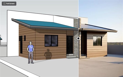 Another Perspective Rendering One Project Plan with Multiple choices of PERSPECTIVE VIEW Bungalow House shed Roof Type - Single Storey Location: kapinyahan San Juan, Palompon Leyte #bungalowhouse #SketchUp #sketchuprender | GaryOzcar A. Rizalde