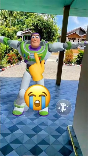 Buzz Lightyear is in front of my house?! 😱