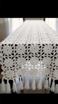 Very cool ideas to make Crochet Table Runners #crochettablerunner