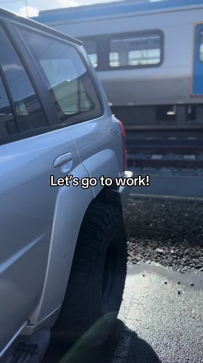 Yeah i drive trains as a job #fyp #viral #4x4 #nissan #4wd #work #trains #train #trainsimulator #patrol #bored