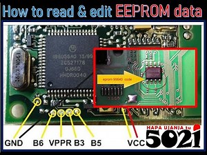 EEPROM data (how to read, modify, delete, write, and or lock or unlock, decrypt to universal .bin)