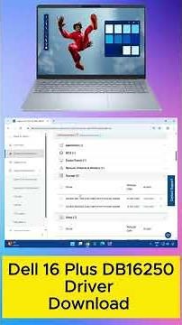 Dell 16 Plus DB16250 Windows Driver Download