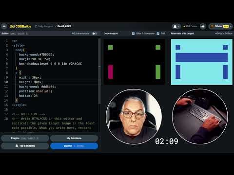 🎯 CSS Battle — Jour 50 : un cap symbolique, et quel plaisir !