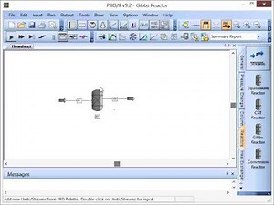 PRO/II Unit Operations – Gibbs Reactor
