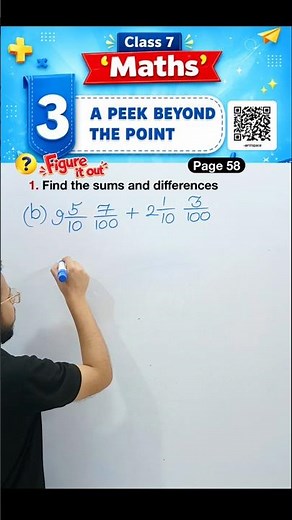 Class 7 Maths Chapter 3 Figure It Out Q1(b) Full Solution 🔥 | Page 58 Ganita Prakash Maths #shorts