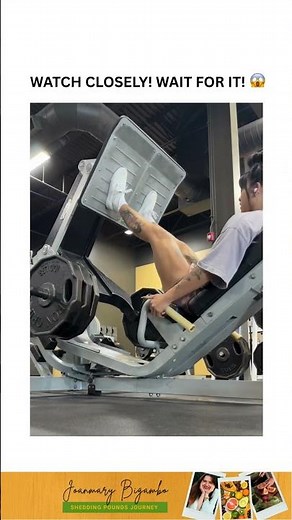 Wait For It… Leg Press Lockout Gone Wrong 😬