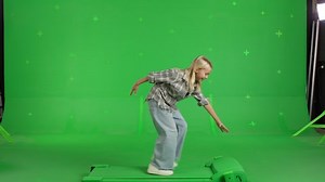 Child Running On Green Background Side Stock Footage Video (100% Royalty-free) 1097859983 | Shutterstock