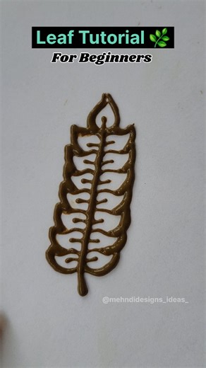 Mehndi Designs Ideas💡 on Instagram: "Leaf tutorial for beginners ❤️ . . #mehndi #mehndiartist #mehndidesignideas #mehndiforbeginners #mehnditutorial #mehndiclass #diymehndi #leaf #mehandi #henna #mehndipractice #explore #trending #reelsinstagram #viralvideos #viralreels #new #followｍe #instadaily #reels"