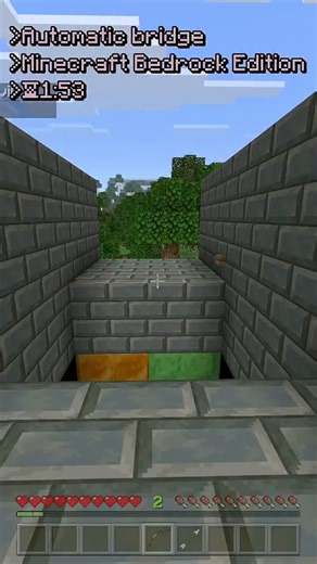 Kailefra on Instagram: "Minecraft Bedrock Edition – Automatic bridge | Kailefra This design works in Java and Bedrock Edition. Created and edited by me #MinecraftBedrockEdition #minecraft #Tutorial #Redstone #minecraftbuilds"