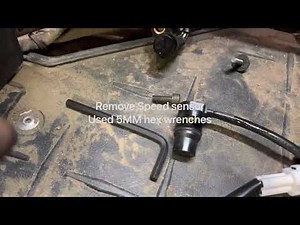 YAMAHA RHINO Flashing R light and Omph in H Driving Replace speed Sensor Work