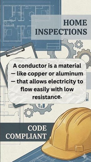 What Is a Conductor? – Home Inspector Electrical Exam Prep #electricalinspection #homeinspectorexam
