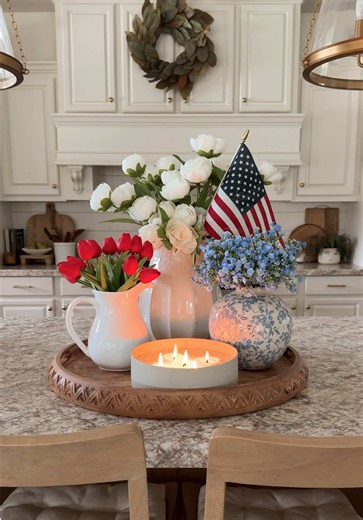 DIY Patriotic Americana Centerpiece