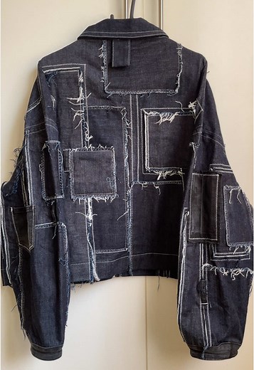Creative Jacket Making from Scrap Fabric