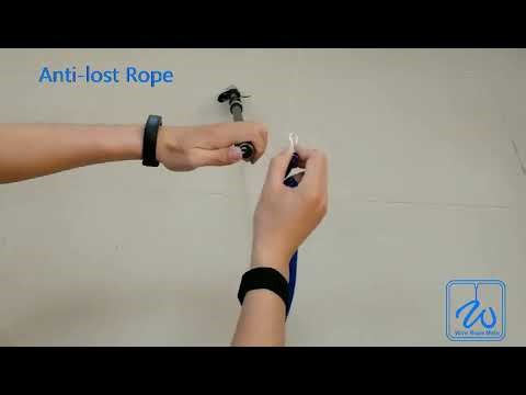 oem / odm coiled cable rope tool safety retractable lanyard with carabiner