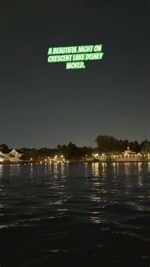A beautiful night on Crescent Lake Disney Epic Florida 2025 #epicplayzbyj #kidgamer #EpicFlorida2025