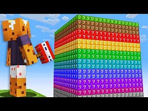 I Survived 100 Days on a LUCKY BLOCK One Chunk