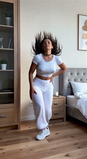 Ai girl - Warming up the legs with the new setup #aivideo