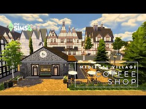 Step Into the Past – A Luxurious Medieval Coffee Shop Build | The Sims 4 Build
