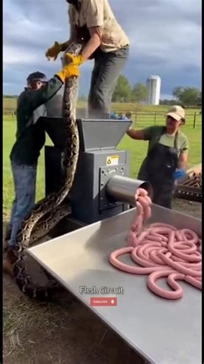 Can sausage be made from pythons? high level robot 🤖