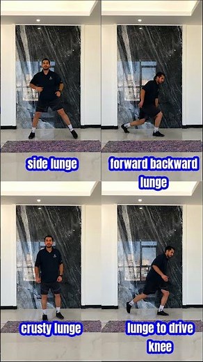 4 Lunge Variations You Must Try! 🔥
