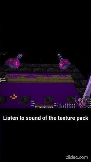 Minecraft Purple Theme PVP Texture Pack