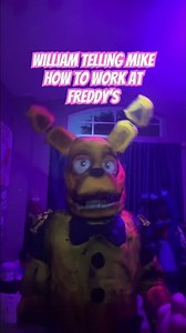 William telling Mike how to work at Freddy’s #fnaf #fnaftgeory #cosplaycostumes #fivenightsatfreddy