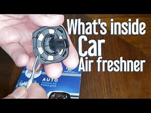 What's inside Car air-freshner? Febreeze auto Vent clip