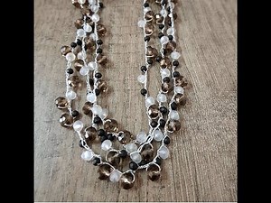 DIY Tutorial Crochet Necklace