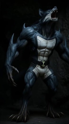 “BLITZWOLFER UNLEASHED! 🐺🌑 Ben 10’s Werewolf Alien in Real Life” #ben10 #ben10aliens