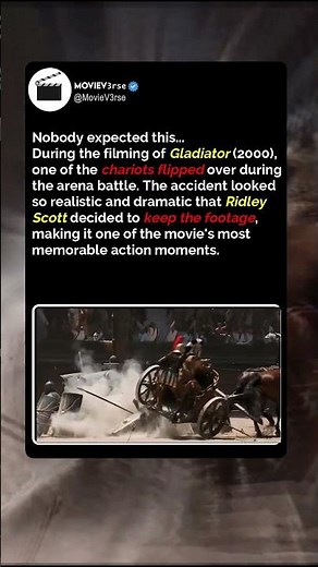 They Kept a Real Crash in Gladiator! 😱