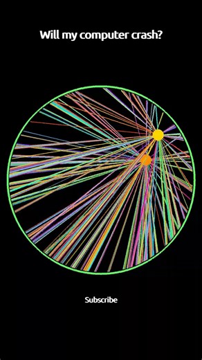 Colorful Bouncing Spheres in Motion