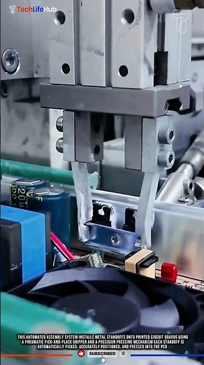 Automatic PCB Standoff Assembly Machine: Precision Spacer Installation #tech