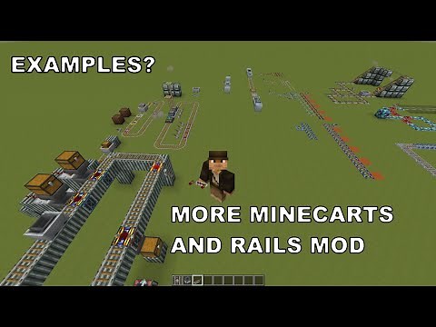 More Minecarts and Rails | Minecraft 1.16.5 | Some Examples | Create Above & Beyond Modpack
